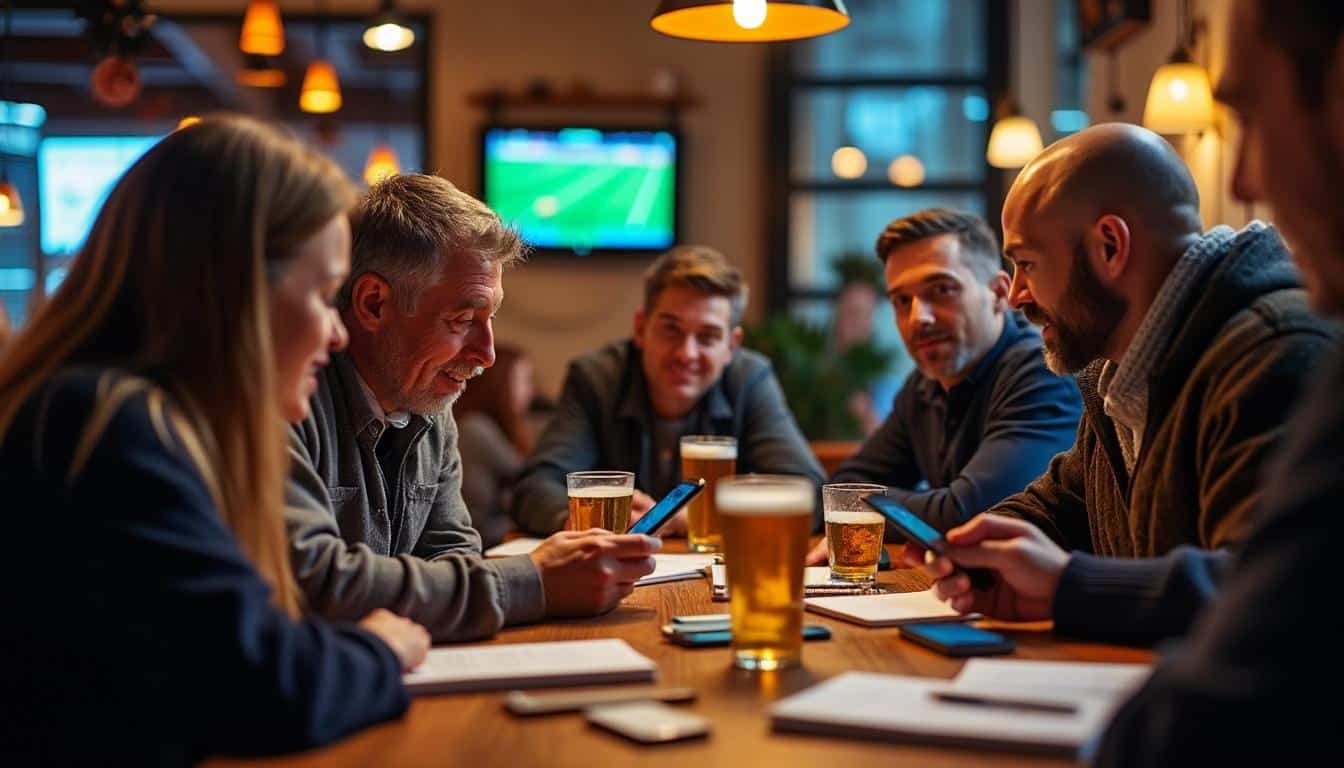 Illustration: Présentation et définition de la discussion entre passionnés de paris sportifs